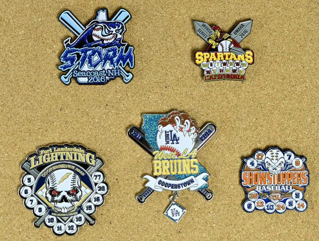 Baseball Trading Pin Upgrade Styles