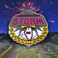 Screen Printed Pins STP Kishwaukee Valley Storm 2019 Trading Pin