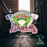 SecondDesign Pins BTP Putnam Braves4 2017 Trading Pin