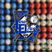 USSSA Baseball Pins BTP Line Drive Baseball 2019 Trading Pin